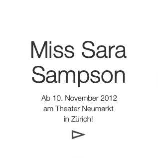 Miss SaraSampson Ab 10. November 2012am Thea